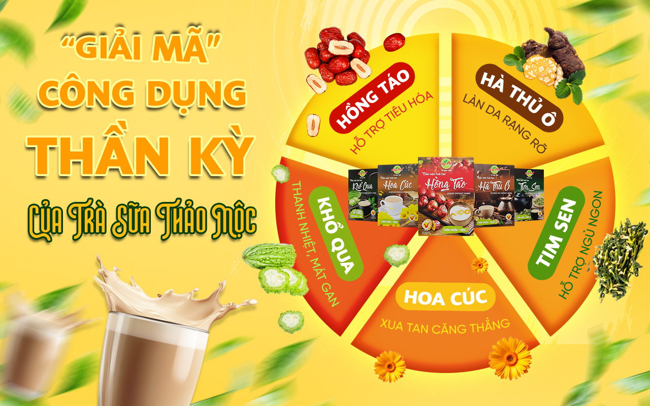 Lý Do Nên Detox Nhẹ Mỗi Ngày Bằng Trà Sữa Thảo Mộc Hùng Phát