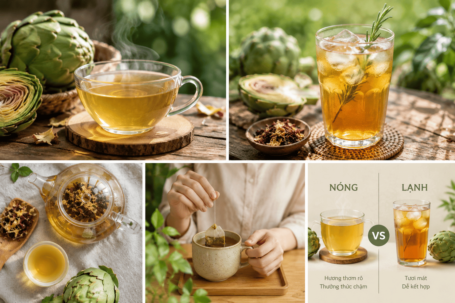 Trà Atiso Uống Nóng Hay Lạnh Ngon Hơn? Gợi Ý Theo Từng Sở Thích