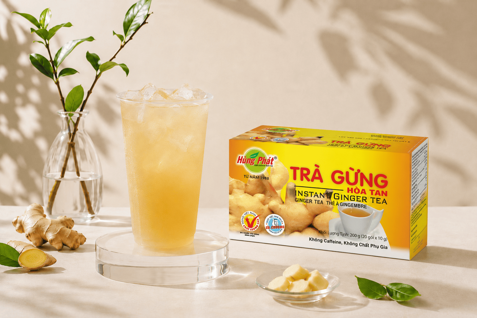 Trà Gừng Hòa Tan Là Gì? Hiểu Đúng Về Một Cách Thưởng Thức Gừng Tiện Lợi