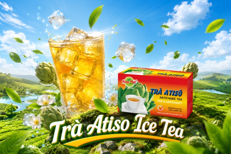 Công Thức Trà Atisô Pha Lạnh Cho Ngày Nắng Dễ Chịu Hơn