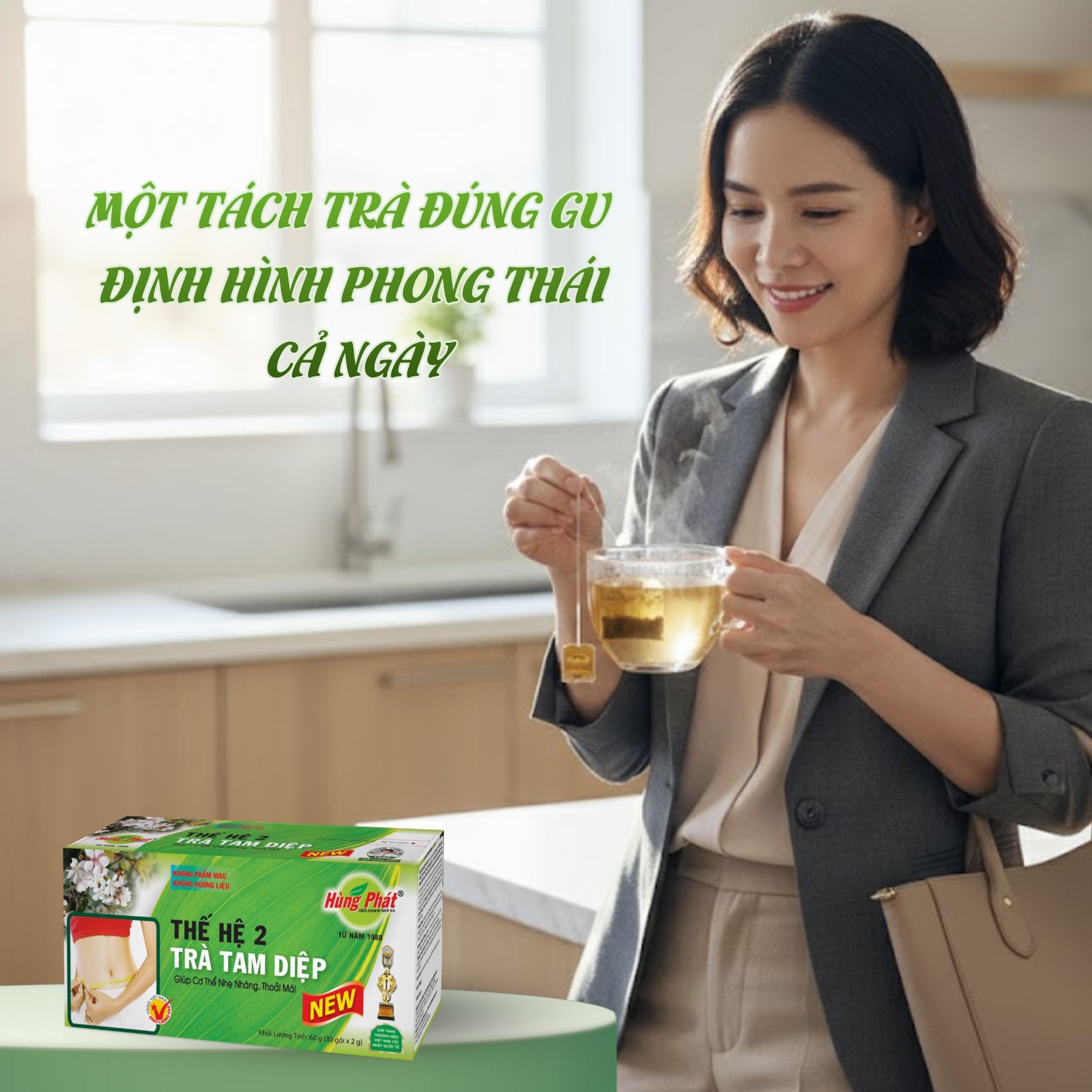 3 Lý Do Trà Tam Diệp Thế Hệ 2 Trở Thành Lựa Chọn Hằng Ngày Của Người Trẻ