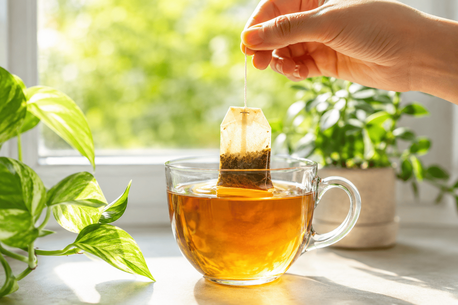 Vì sao túi trà nổi trên mặt nước? Cách giúp nguyên liệu thấm đều trong vài phút