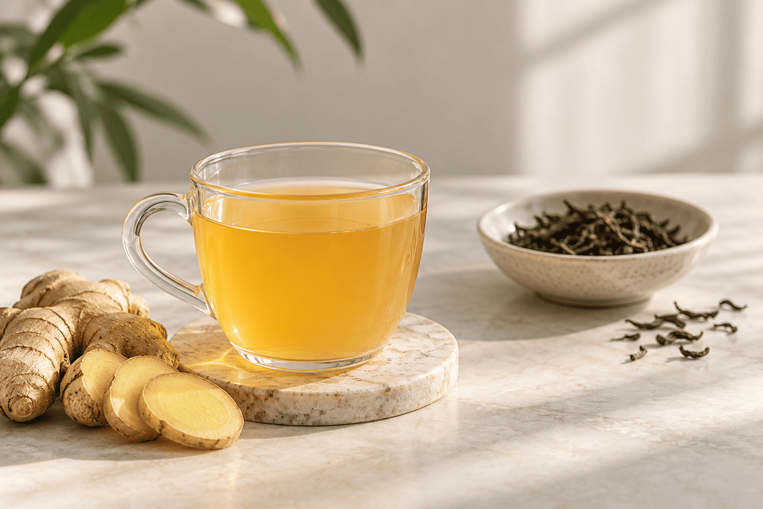 Gừng có caffeine không? Vì sao nhiều người dễ nhầm khi uống đồ uống từ gừng?