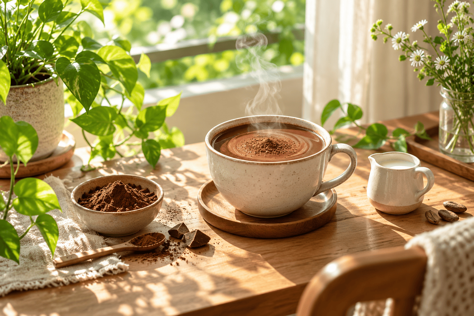 Cách pha bột cacao đậm vị mà vẫn hài hòa