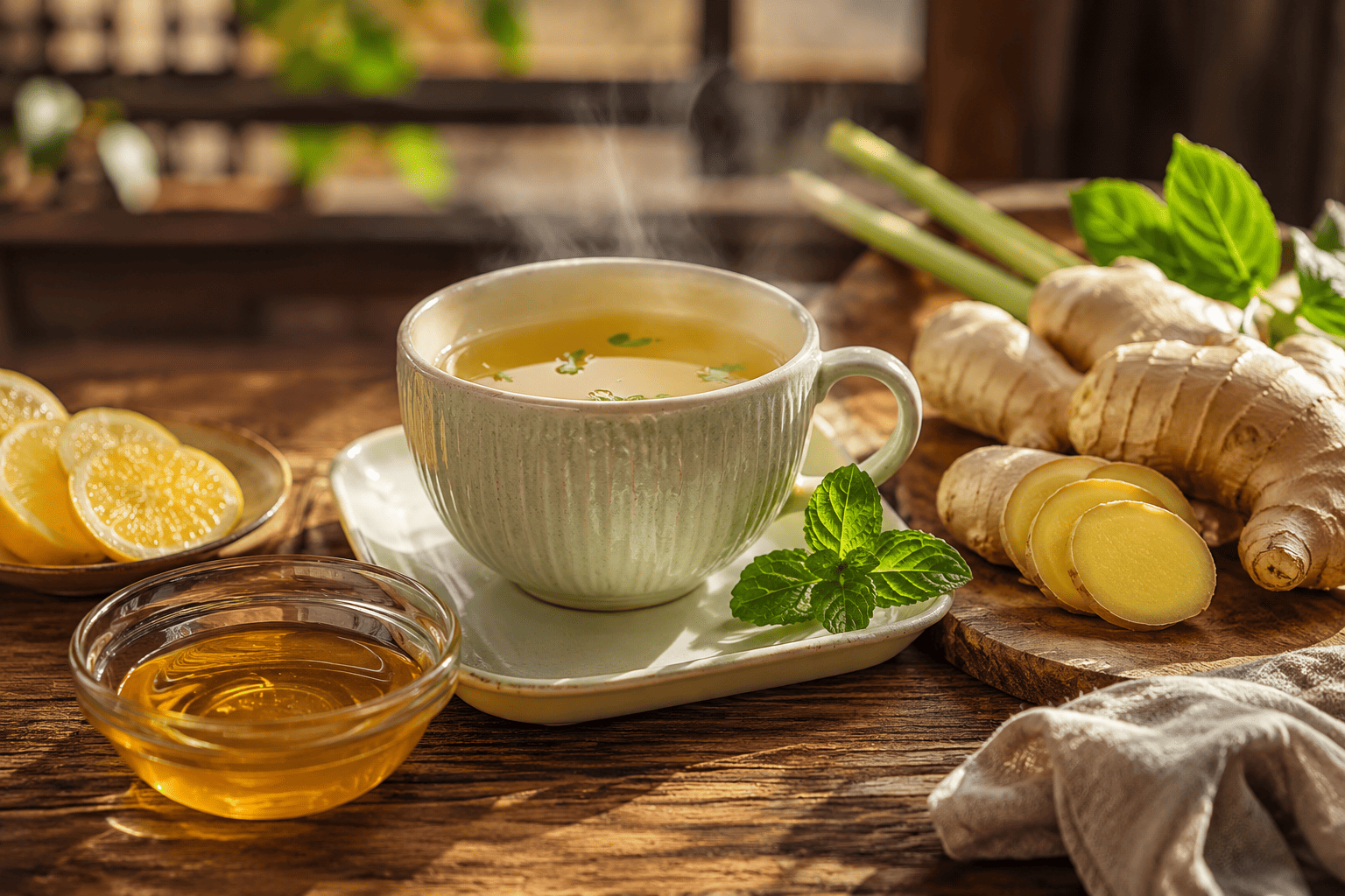 Vì Sao Trà Gừng Thường Được Chọn Trong Những Ngày Se Lạnh Hoặc Khi Cần Một Ly Trà Ấm?