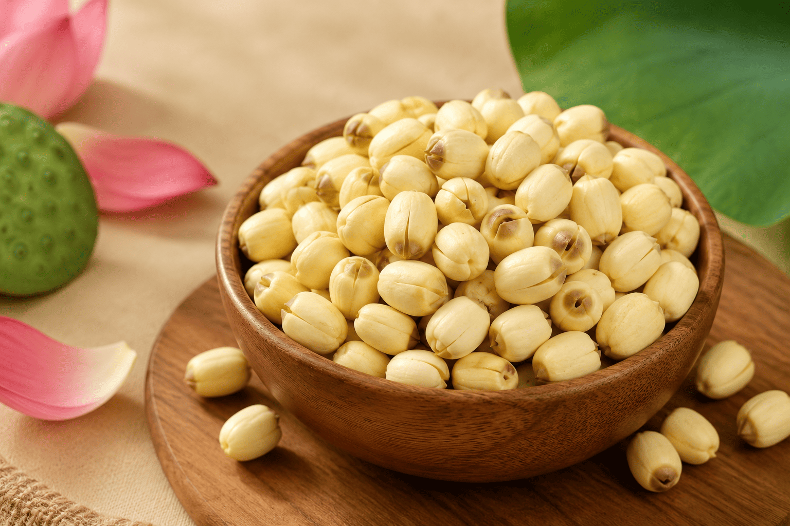 Gạo lứt, hạt sen, hạnh nhân, mè trong bột thực dưỡng có gì đáng chú ý?
