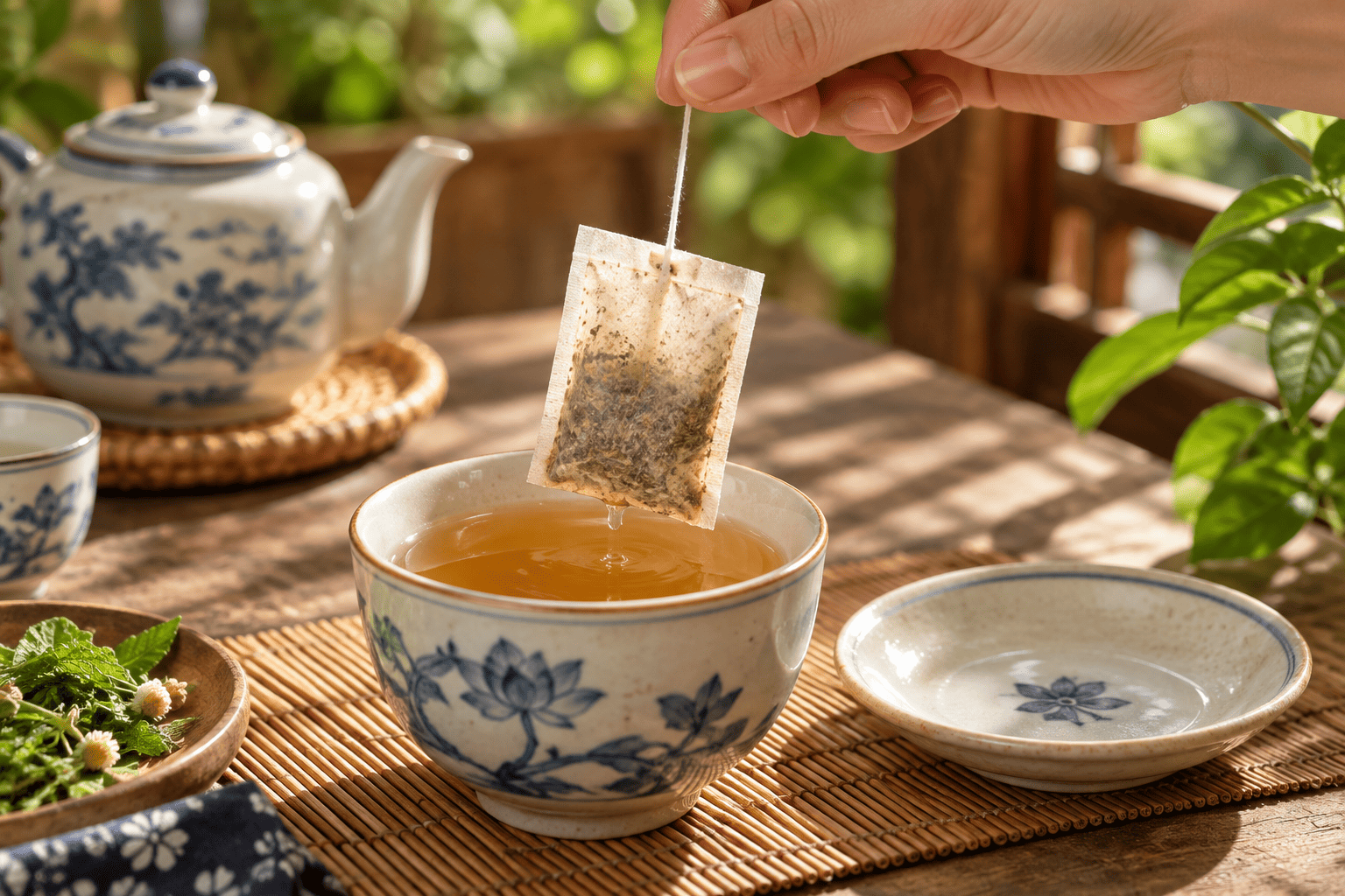 Trà túi lọc thanh nhiệt pha được mấy lần? Có nên dùng lại túi đã pha?