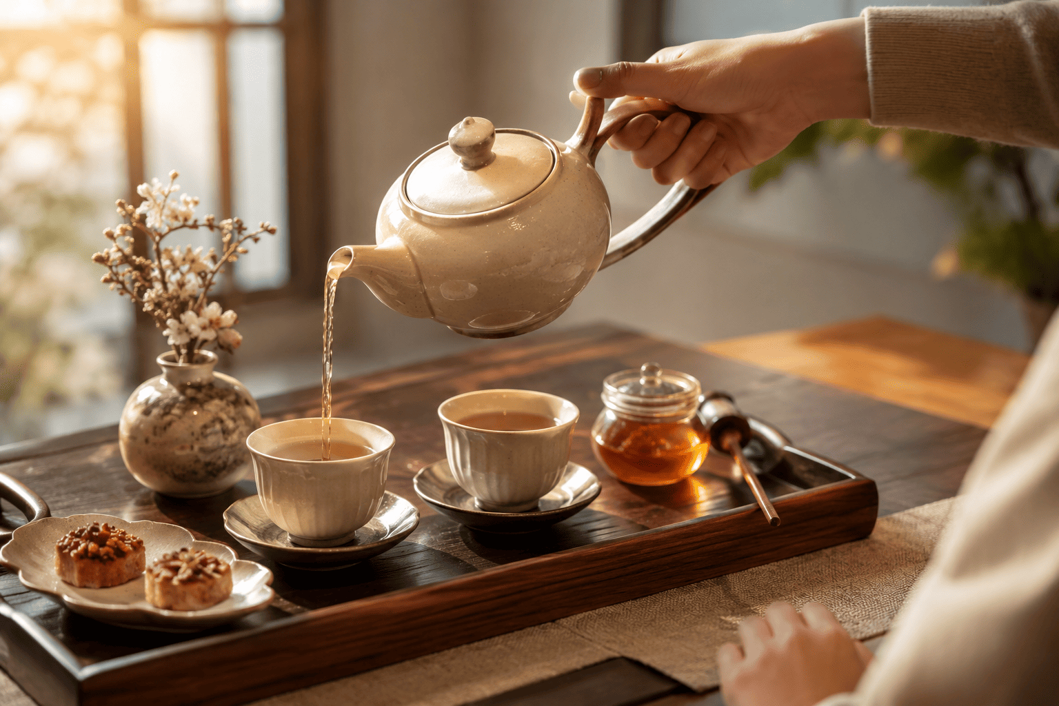 Góc Trà Nhỏ Trong Nhà: Cách Chọn Trà Linh Chi Chỉn Chu Để Mời Khách