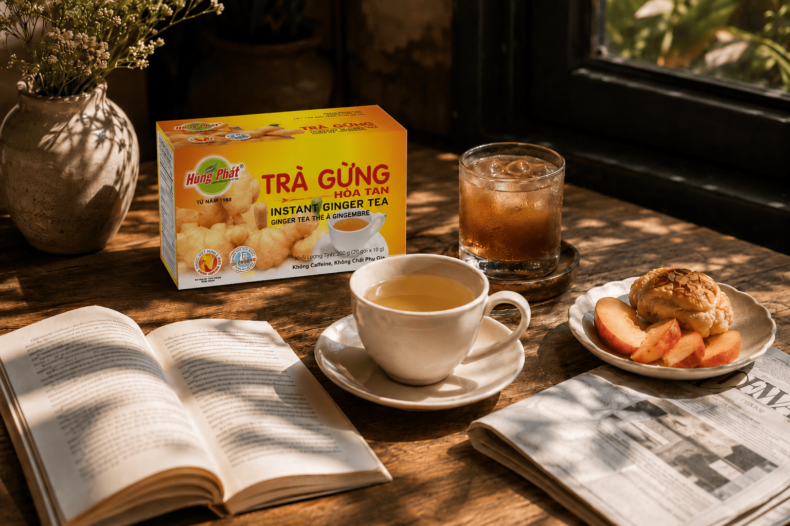 5 Thời Điểm Thưởng Thức Trà Gừng Hòa Tan Trong Ngày