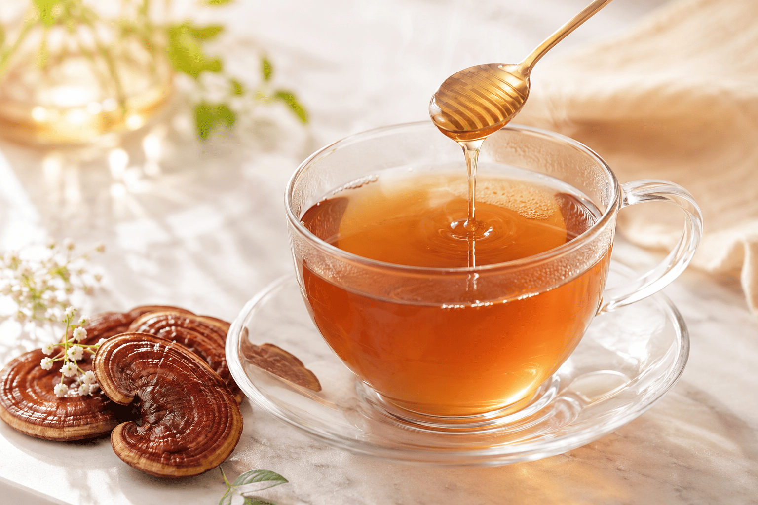 Trà Linh Chi Có Vị Gì? Cách Thưởng Thức Dễ Uống Cho Người Mới Bắt Đầu