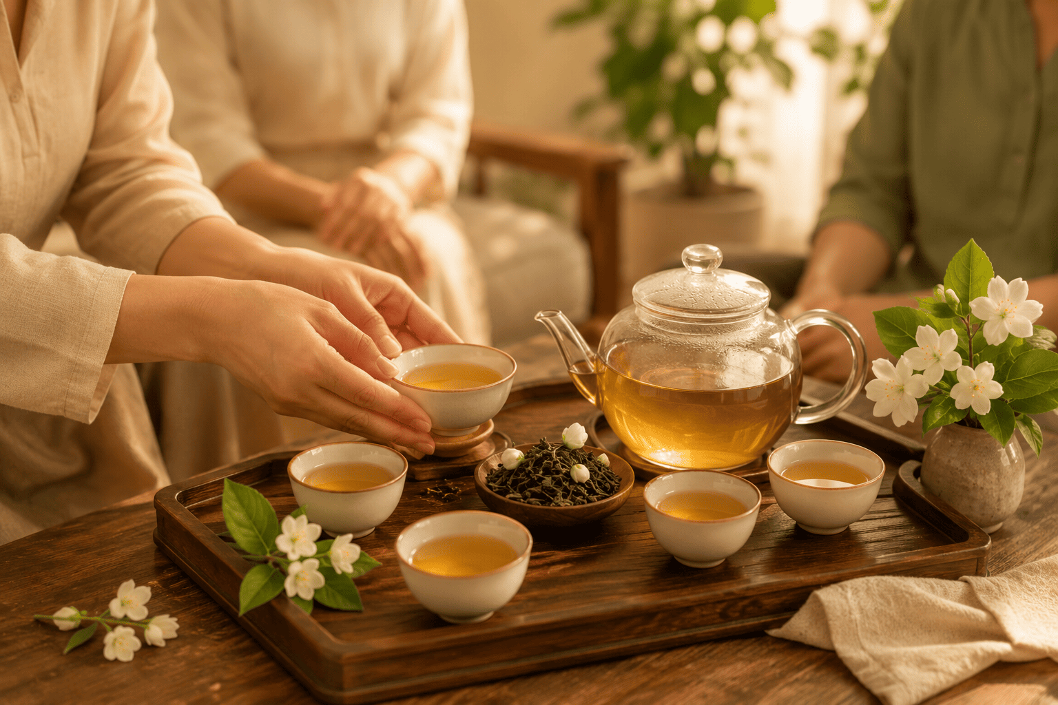 Hoa Lài Dùng Để Làm Gì? Từ Ướp Trà, Tạo Hương Đến Những Khoảnh Khắc Thưởng Thức Nhẹ Nhàng