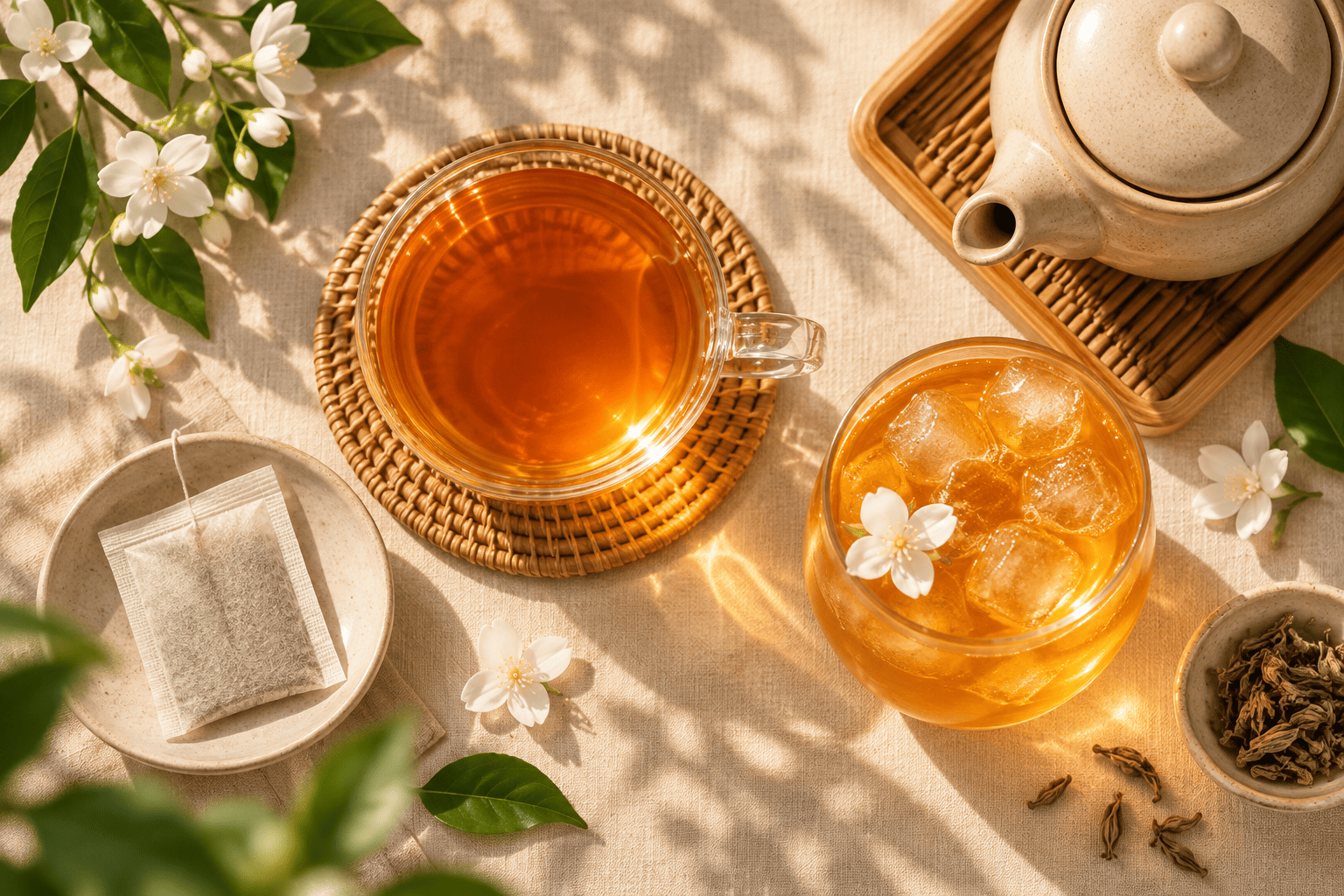 Trà tim sen uống nóng hay lạnh ngon hơn? Khác nhau thế nào khi thưởng thức?