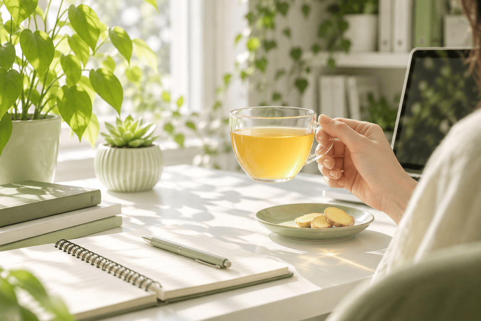 Mùa hè uống trà gừng được không? Cách thưởng thức phù hợp khi thời tiết nóng