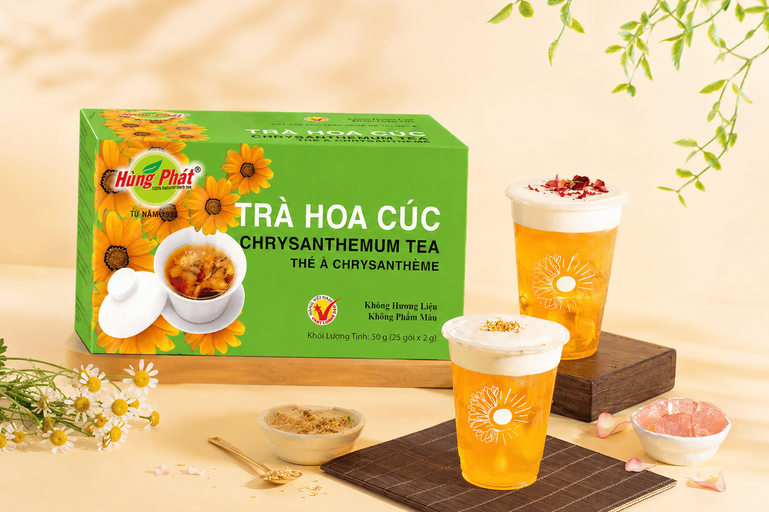 Cách Pha Trà Hoa Cúc Hùng Phát Thơm Nhẹ, Dễ Uống Tại Nhà