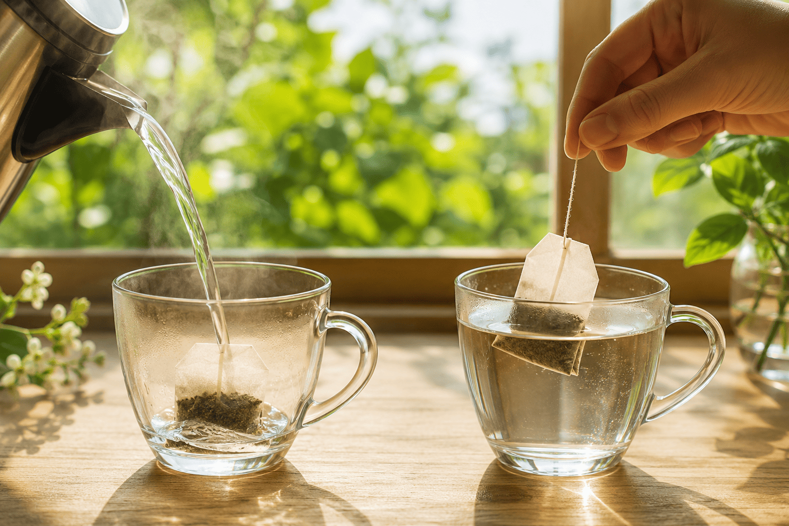Nên cho túi trà hay nước nóng vào trước? Thứ tự pha ảnh hưởng gì đến vị trà?