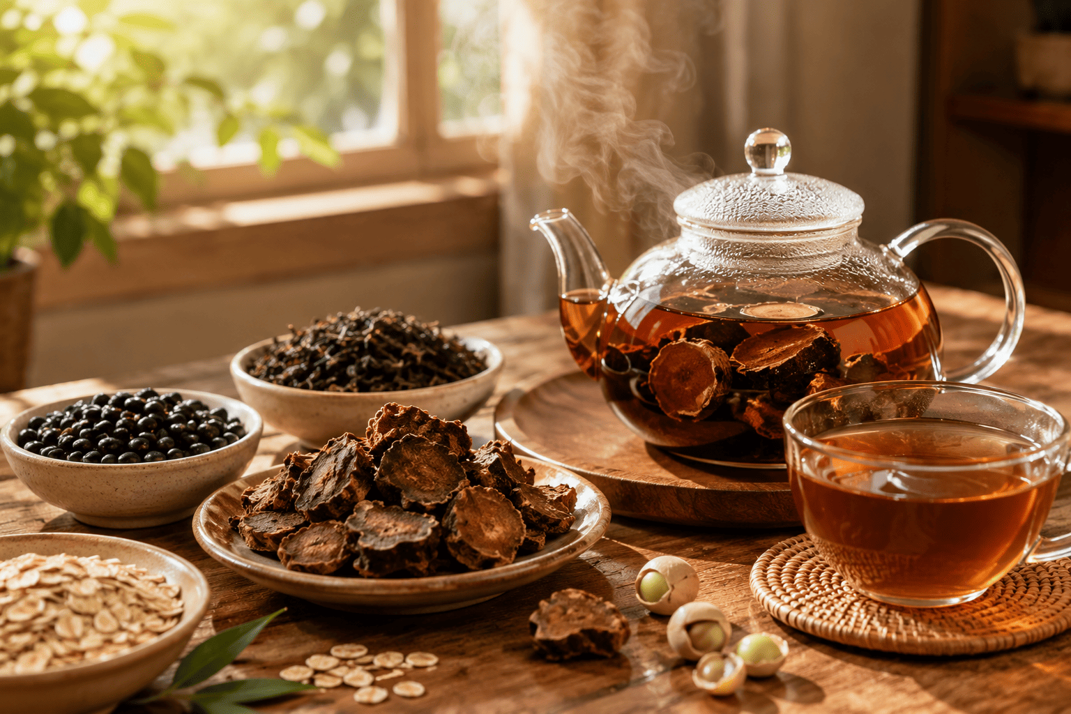 Từ hà thủ ô, đậu đen đến hồng trà: khi nguyên liệu truyền thống bước vào ly trà hiện đại