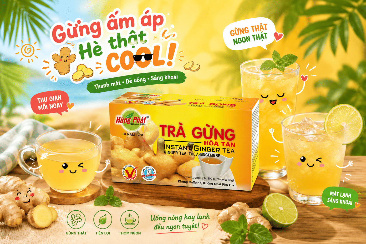 Trà Gừng Hòa Tan Phù Hợp Với Ai? Nhìn Từ Thói Quen Uống Nóng, Uống Nhanh Và Tiện Pha