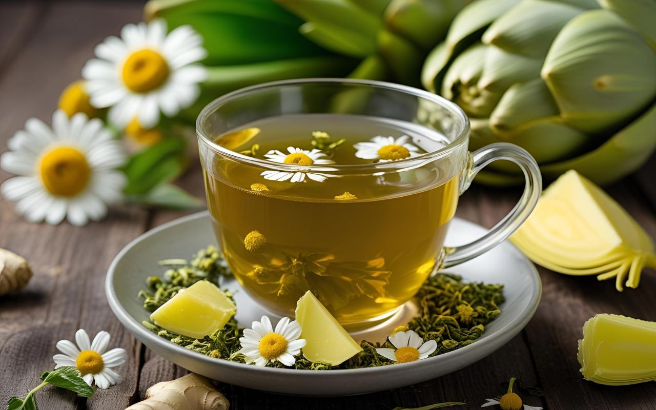 Trà thảo mộc giúp đốt mỡ
