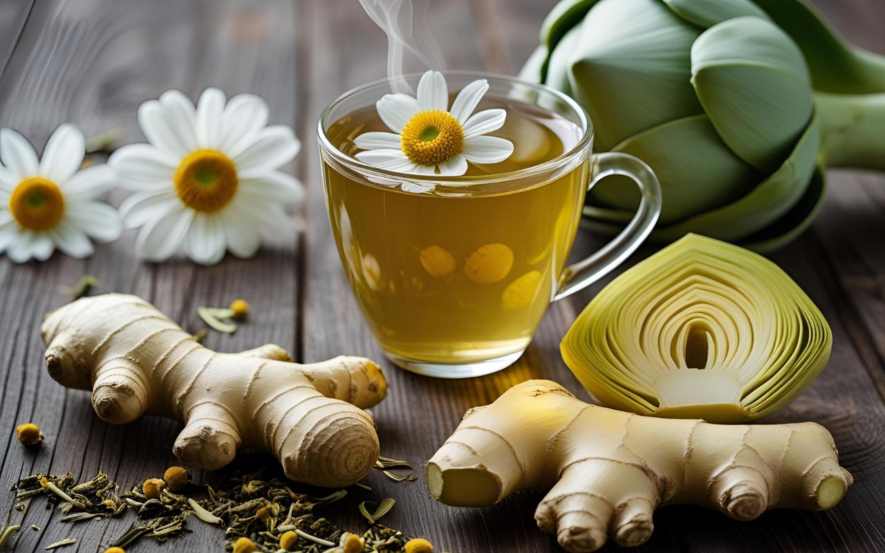 Trà thảo mộc cải thiện tiêu hóa khi ăn kiêng