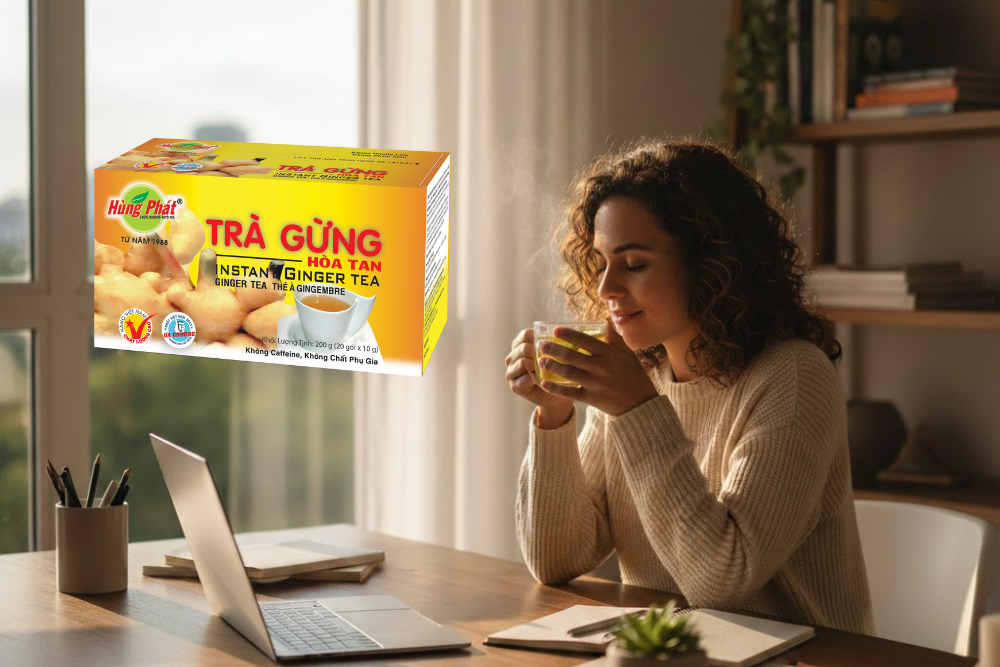 TRÀ GỪNG HÒA TAN HÙNG PHÁT - HƠI ẤM TINH TẾ CHO NHỊP SỐNG HIỆN ĐẠI