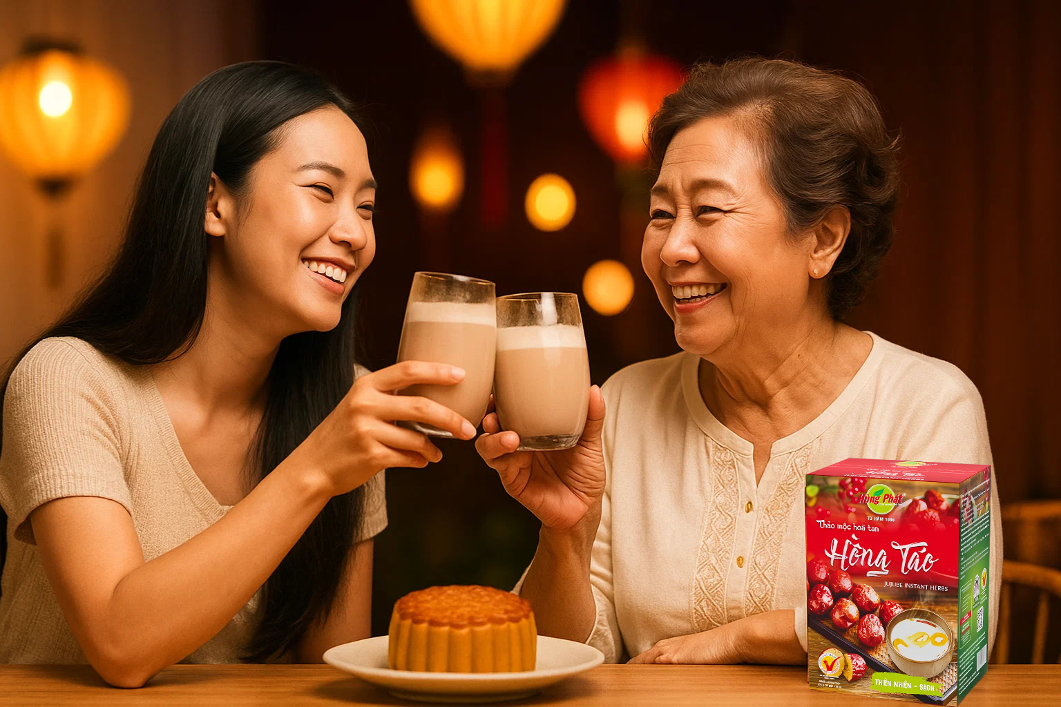 Thảo Mộc Hòa Tan Hồng Táo – Giải Pháp Thanh Mát Cho Bữa Ăn Trung Thu