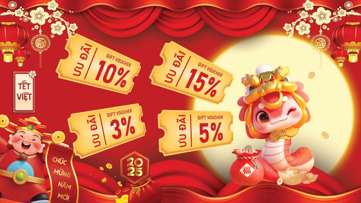 XUÂN ẤT TỴ 2025 – NHẬN NGAY VOUCHER ƯU ĐÃI NGẬP TRÀN!