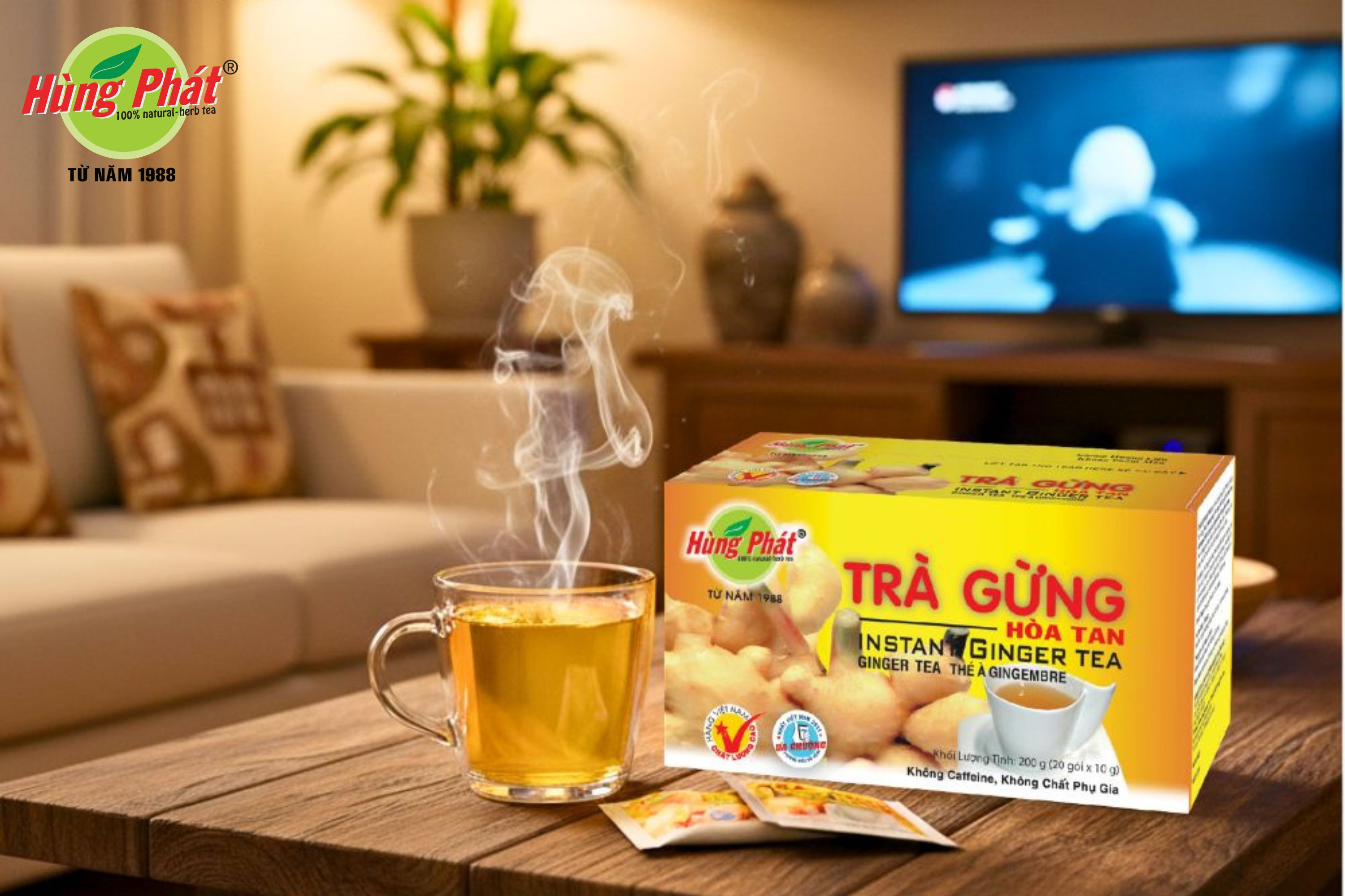 Trà Gừng Trong Những Cuộc Trò Chuyện Gia Đình Buổi Tối