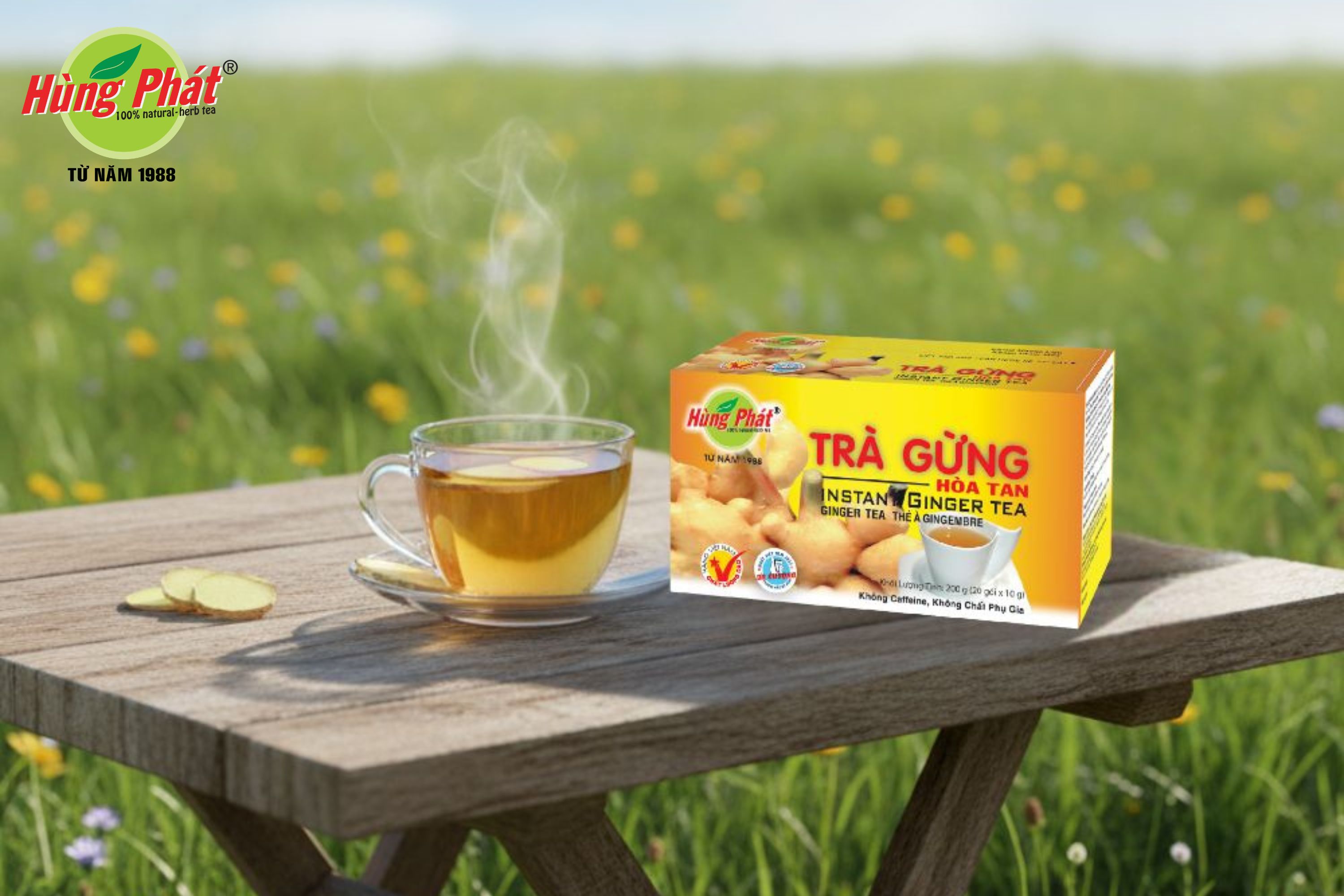 Trà Gừng Hòa Tan – Một Ly Trà Ấm Trong Nhịp Sống Hiện Đại