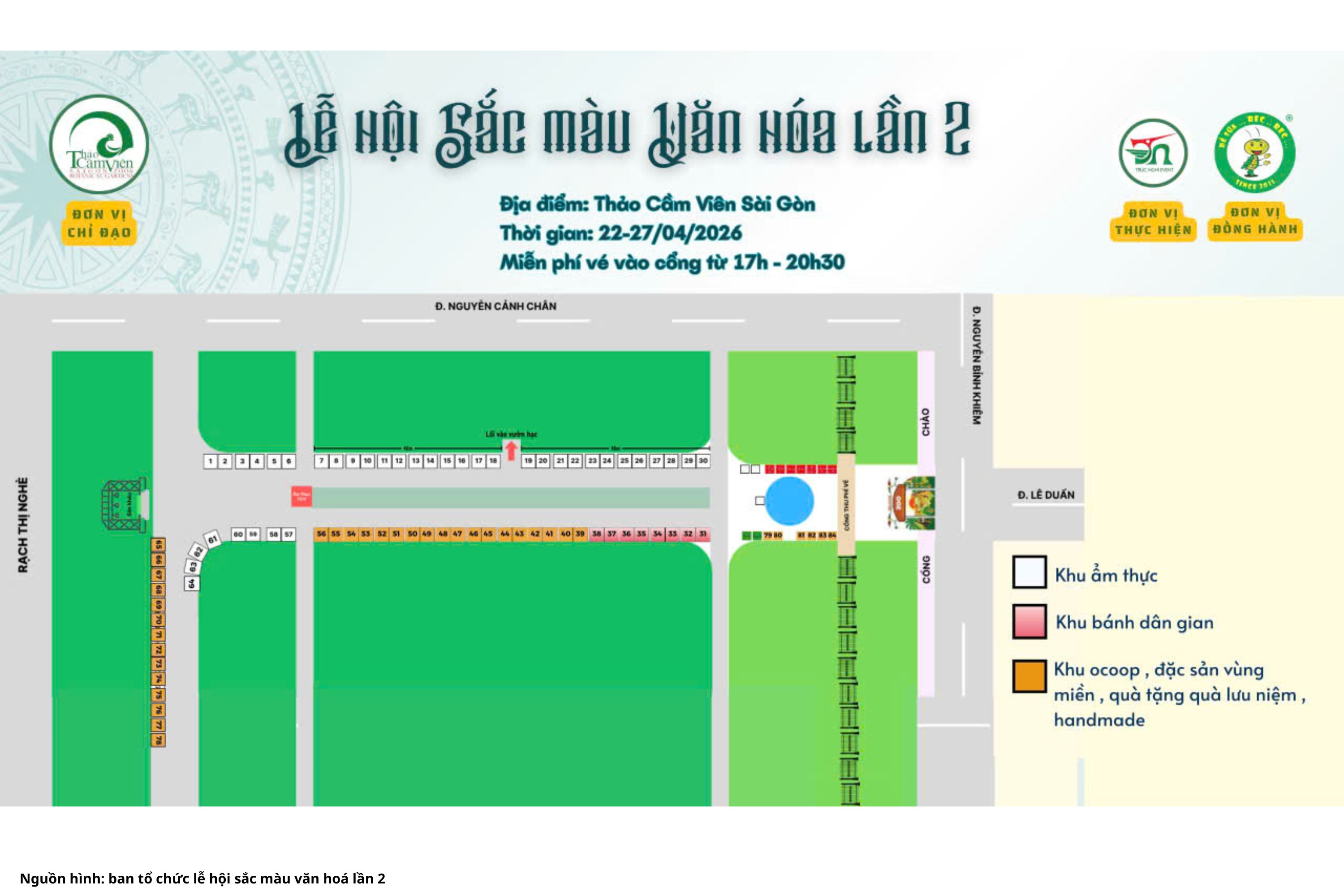 Trà Hùng Phát tham gia Lễ hội Sắc Màu Văn Hóa 2026 tại Thảo Cầm Viên Sài Gòn