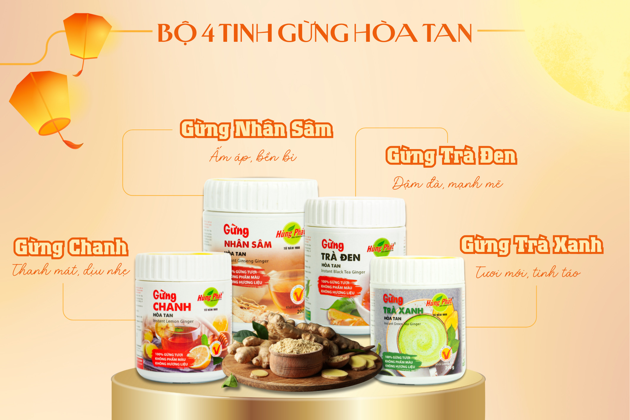 Khám Phá 4 Hương Vị Tinh Gừng – 4 Sắc Thái Đoàn Viên