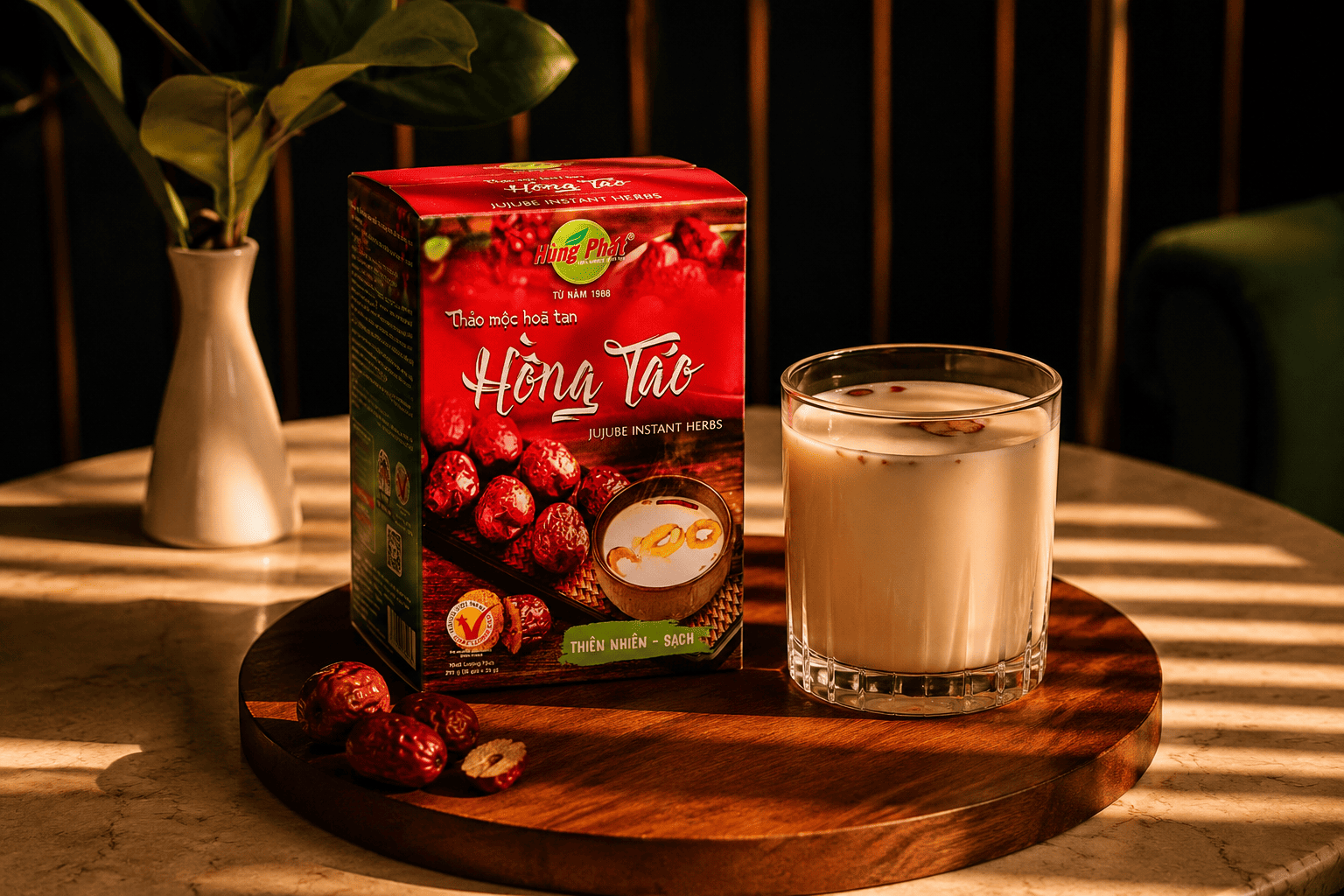 Một Gói Hồng Táo Thảo Mộc Hòa Tan Cho Giờ Nghỉ Chiều Gọn Nhẹ
