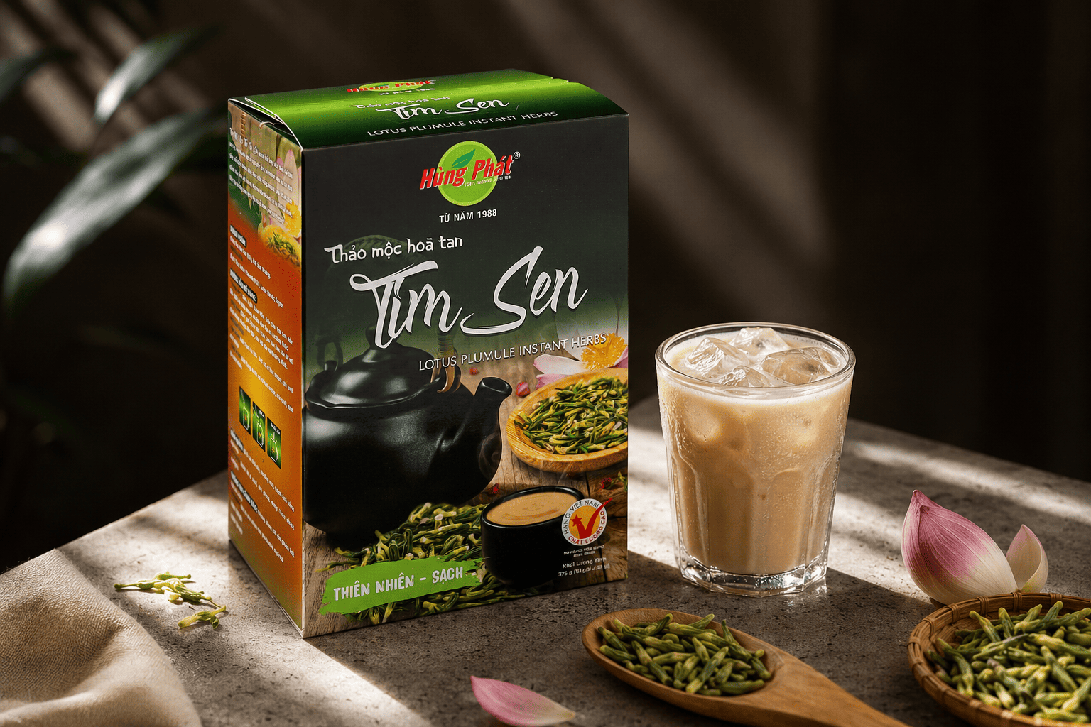 Nên Chọn Loại Thảo Mộc Hòa Tan Nào? Gợi Ý Thảo Mộc Hòa Tan Tim Sen Hùng Phát