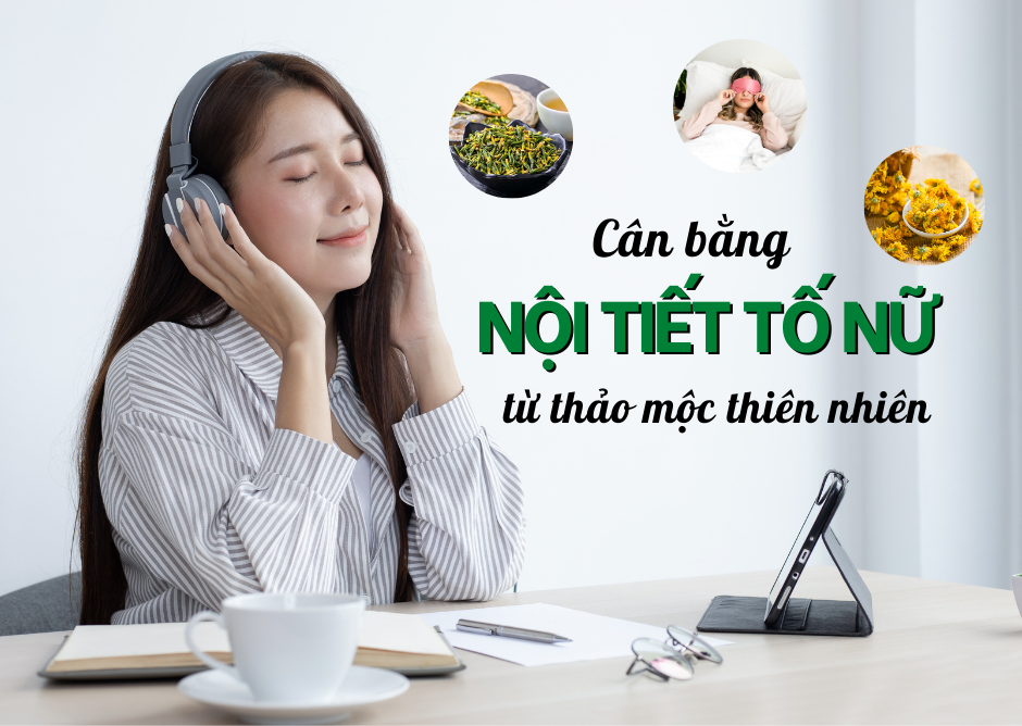 Cách cân bằng nội tiết tố từ thảo mộc thiên nhiên