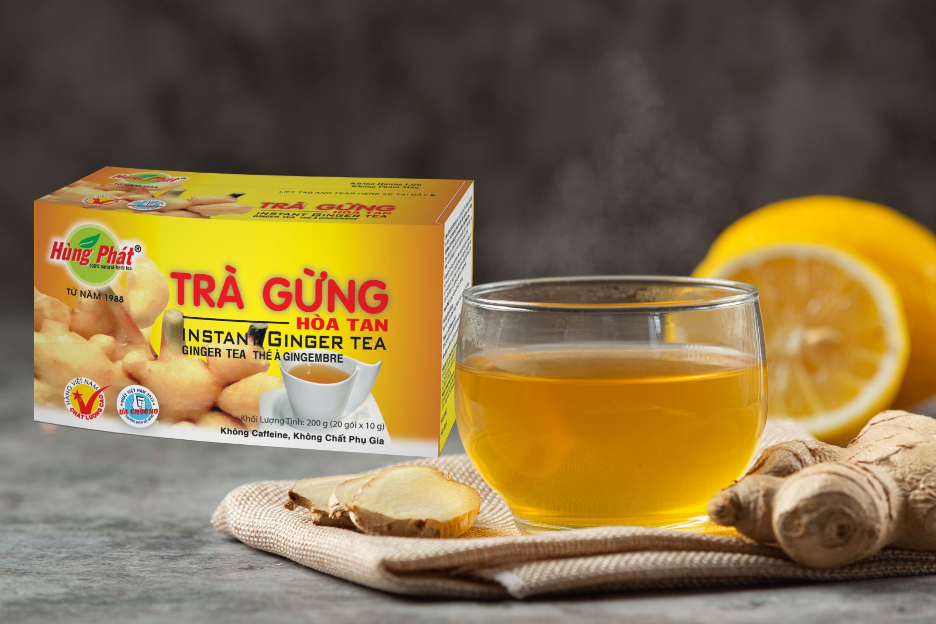 Trà Gừng Hòa Tan Hùng Phát – Hơi Ấm Giản Dị, Đánh Thức Tinh Thần Việt