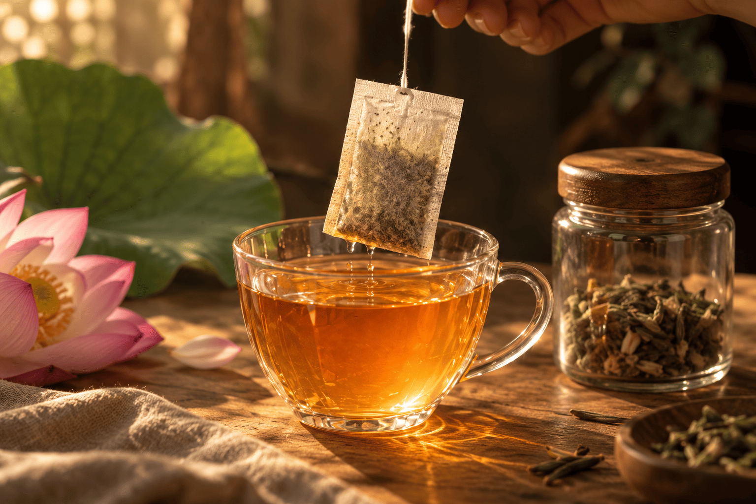 Trà tim sen pha xong để được bao lâu? Cách giữ khi chưa uống ngay