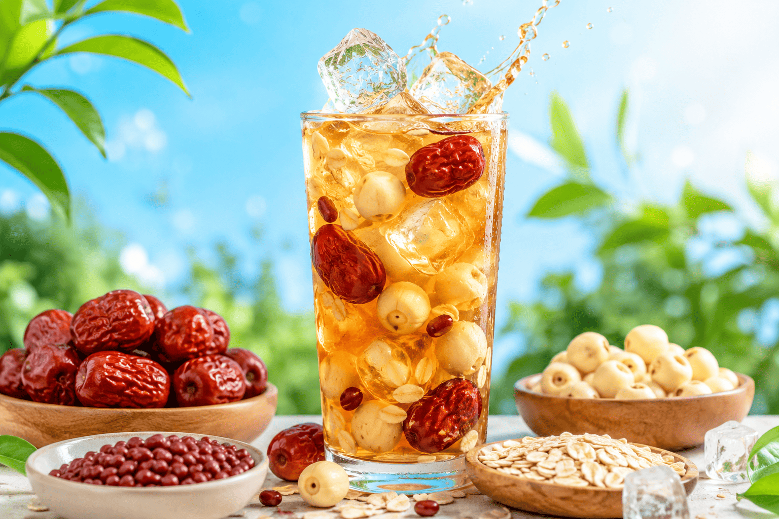 Táo đỏ, hạt sen và yến mạch: Vì sao thường xuất hiện trong các món uống thảo mộc?