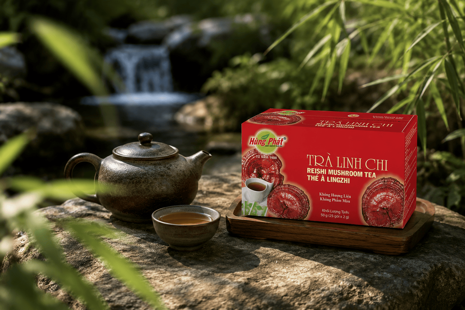 3 Cách Pha Trà Linh Chi Hùng Phát Dễ Thưởng Thức Từ Sáng Đến Tối