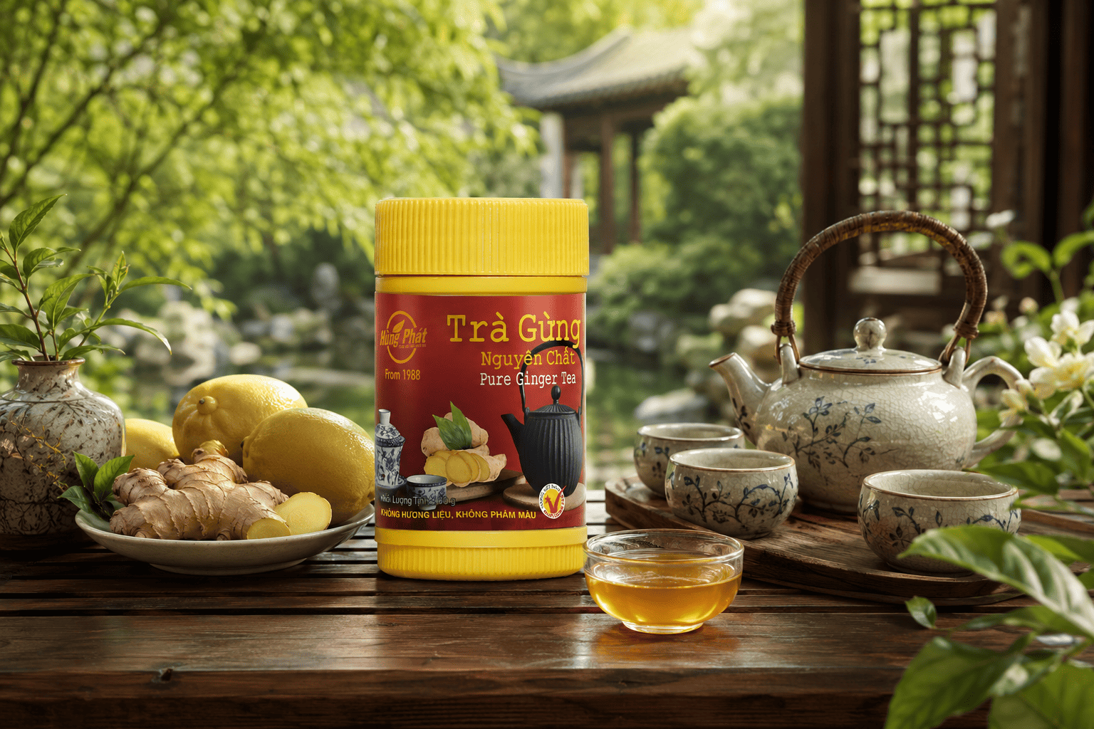 Trà Gừng Nguyên Chất Cho Khoảng Nghỉ Nhẹ Trong Ngày