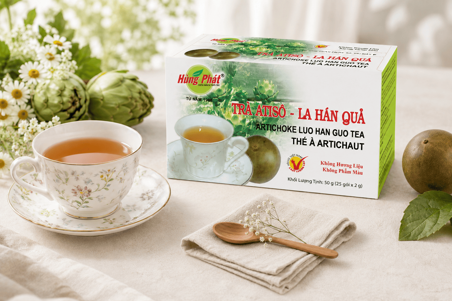 Mua Trà Atisô La Hán Quả Hùng Phát Ở Đâu? Gợi Ý Chọn Dùng Tại Nhà, Văn Phòng Hoặc Làm Quà Nhỏ