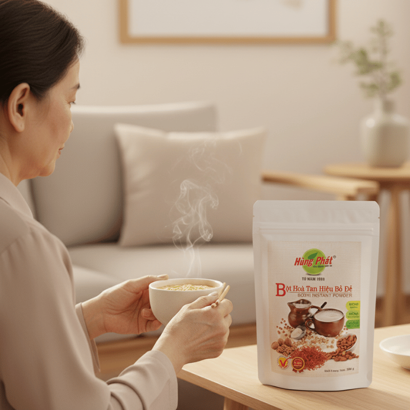 Bột Hòa Tan Hiệu Bồ Đề Hùng Phát Phù Hợp Với Ai? – Thức Uống Nhẹ Nhàng Cho Mọi Thành Viên Trong Gia Đình