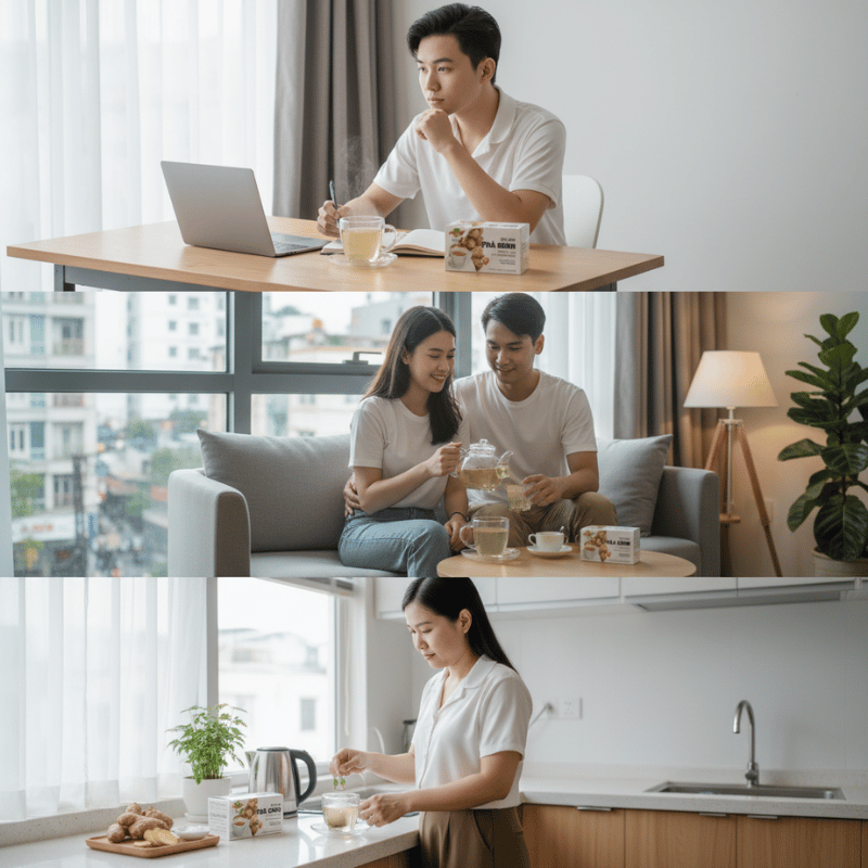 Uống Trà Gừng Thế Nào Để Dễ Uống Với Người Ít Dùng Trà