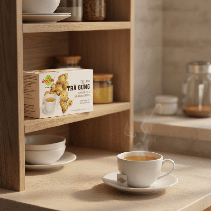 Từ Gian Bếp Đến Bàn Làm Việc: Trà Gừng Trong Không Gian Sống Hiện Đại