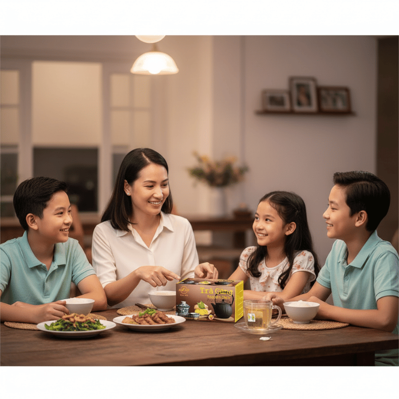 Tiết kiệm thời gian nấu nướng với mẹo dùng trà gừng túi lọc làm gia vị