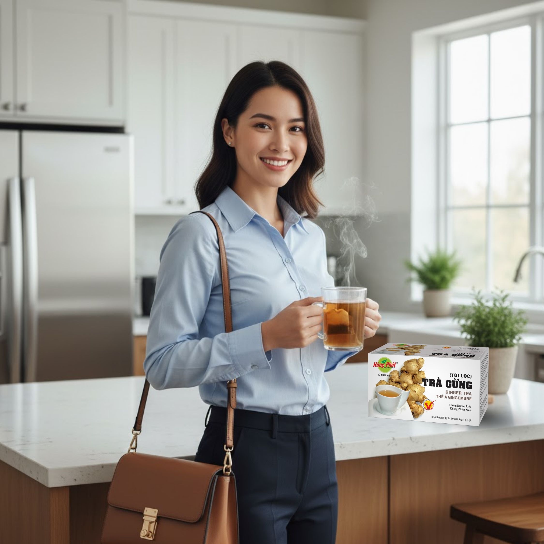 Giữa Ngày Bận Rộn, Dành Một Phút Cho Tách Trà Gừng Nóng