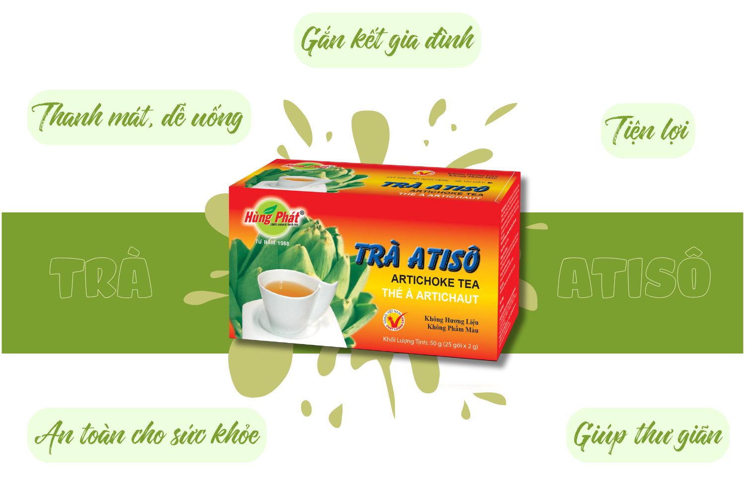 Trà Atiso Hùng Phát – Tinh Hoa Thảo Mộc Việt Trong Nhịp Sống Hiện Đại