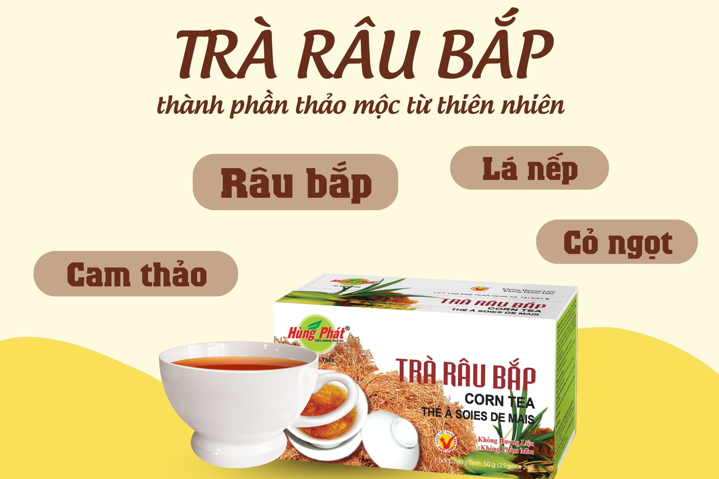 Trà Râu Bắp Hùng Phát – Hành Trình Từ Thiên Nhiên Đến Tách Trà Thanh Mát