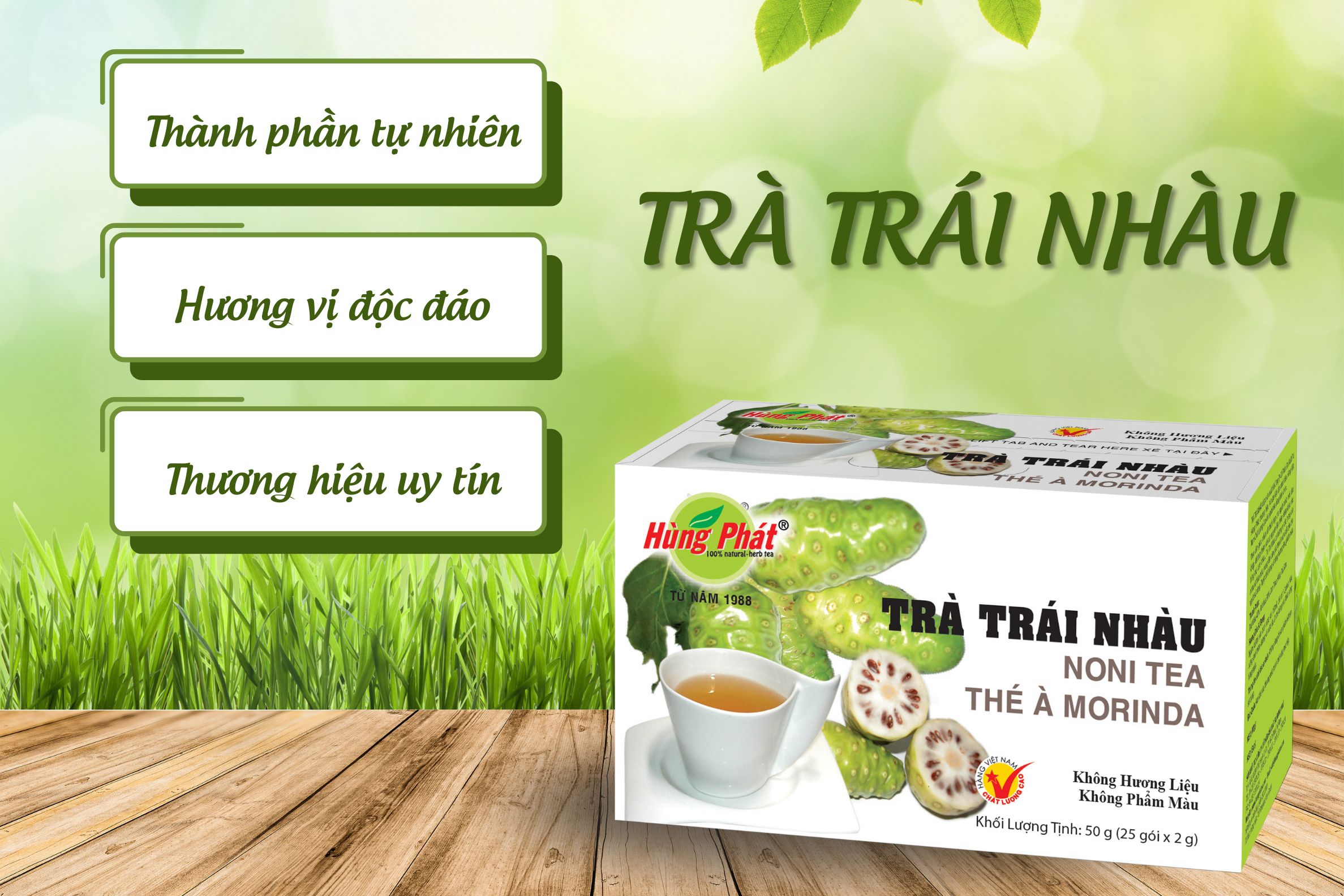 Trà Nhàu Hùng Phát – Hương Vị Tự Nhiên Cho Lối Sống An Nhiên