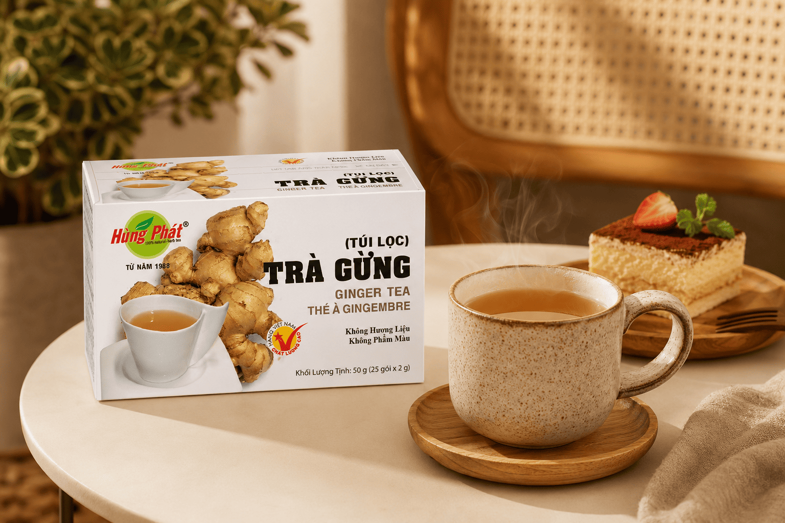 Trà Gừng Túi Lọc Hùng Phát Có Phù Hợp Làm Quà Tặng Không?
