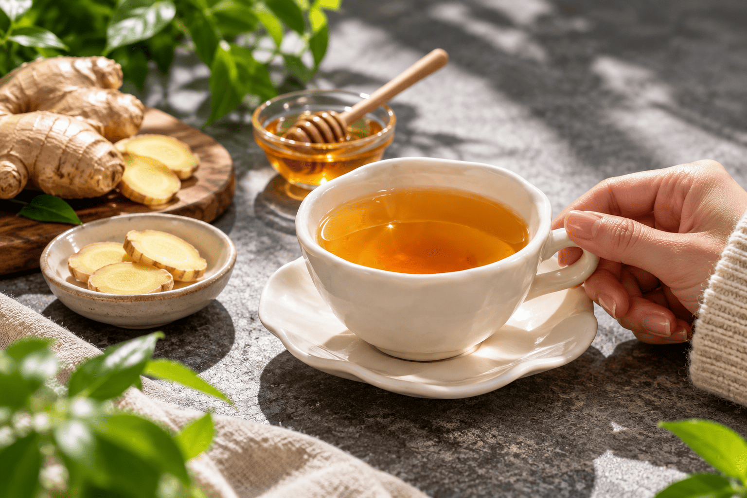 Lần đầu uống trà gừng túi lọc cần lưu ý điều gì? Cách làm quen với vị gừng mà không thấy quá gắt