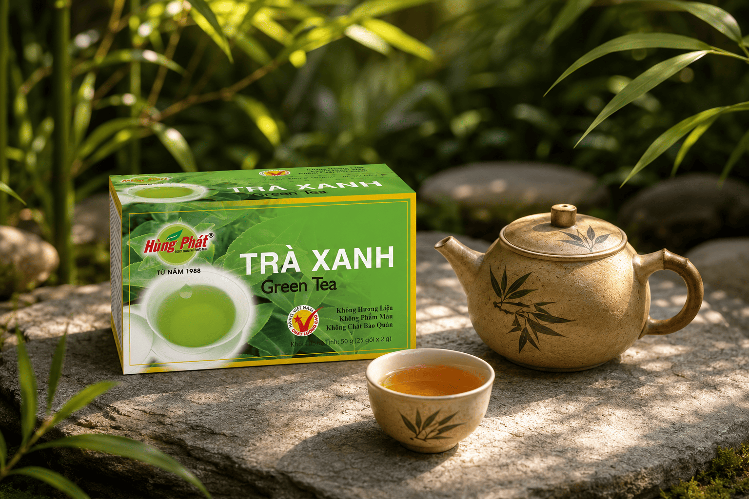 Mua Trà Xanh Túi Lọc Chính Hãng Ở Đâu? Gợi Ý Chọn Trà Xanh Hùng Phát
